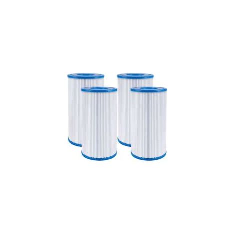 Für Intex 59900E und 29000E Filterpumpen. Waschbarer Poolfilter, kompatibel mit 500-, 530-, 800-, 1000- und 1500-Gallonen-pro-Stunde-Filtern (4er-Pack).
