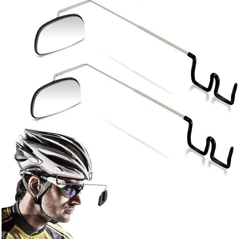 Lot de 2 Rétroviseurs de Vélo Miroir, Angle Large 360° Réglable, Accessoire Cyclisme Vision Arrière (1/5)