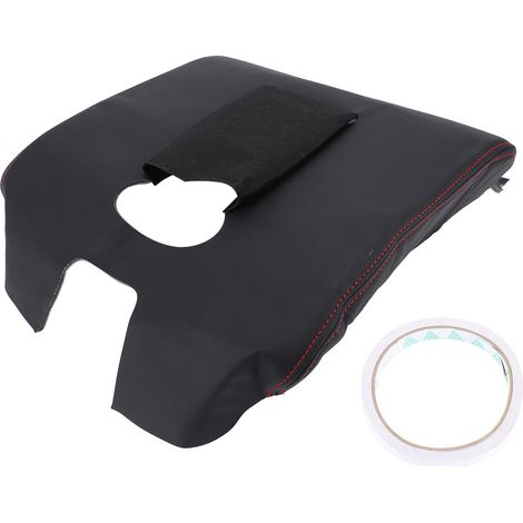 Housse de console centrale en cuir PU résistant à l'eau, confortable et anti-rayures, protection d'accoudoir pour BMW 1500, 2500 et 3500 (2014-2018), noir (1/5)