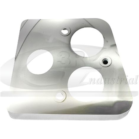 3RG 90214 BASE PILOTO TRASERO IZQUIERDA CROMADO