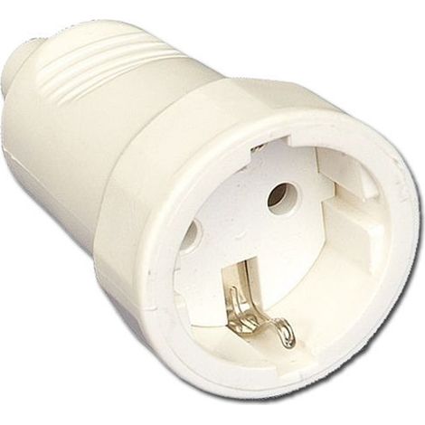 Base aerea elettrica in PVC bipolare con terminali bianchi 50307-44307