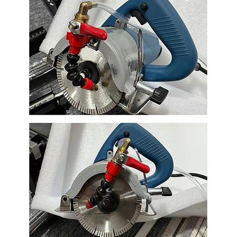 Sistema di nebulizzazione, spruzzatore d'acqua, aspiratore di polvere con tubo flessibile da 10 m e pompa per macchina taglia-mattoni e piastrelle di marmo, frantumatore (1/5)
