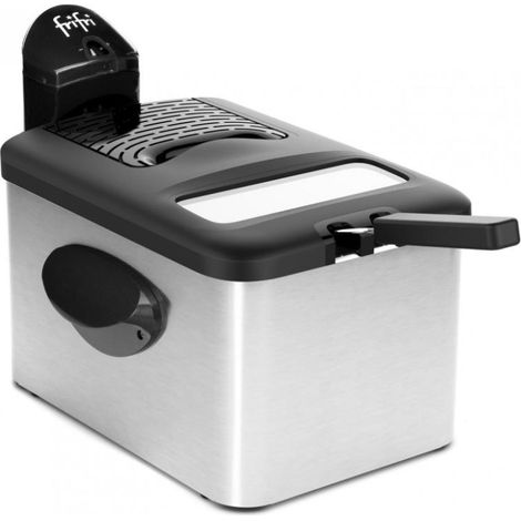 Friteuse semi-professionnelle 3.5l 3200w noir/gris - Frifri - F1905DUO (1/6)