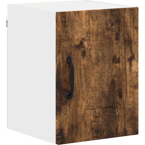 Meuble mural de cuisine,Armoire de cuisine avec étagère Chêne fumé 30 x 31 x 40 cm CFW14303 (1/5)