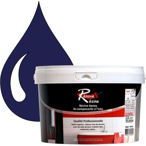 Peinture Résine - RAL 5002 - Bleu outremer - 0,5L - Brillant - Monocouche (1/4)