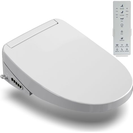 Smart Bidet Sitz Dusch WC Bidet Aufsatz Toilettensitz Elektrisch Gewärmter Sitz