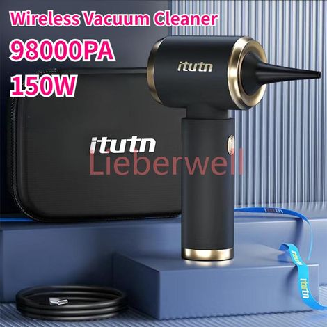 ITUTN – aspirateur de voiture 98000PA, Machine de nettoyage Portable sans fil pour clavier, Mini nettoyeur à main puissant pour voiture et maison,B1