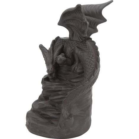Dragon Waterfall Incense Holder Refined Details Handcrafted Unique Shape Ceramic Incense Holder Backflow for Tea Room (1/5)