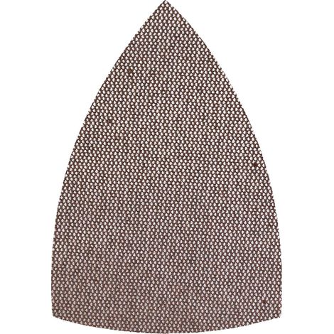 Mirka Abranet net delta dischi abrasivi per levigatrici triangolari 100x152x152 mm a strappo, grana P240, 50 pz., per levigare legno, stucco, vernice, plastica, 5421905025 (1/5)