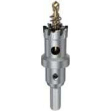 Scie cloche en métal de 22 mm, coupe-trou TCT avec forets pilotes, foret en carbure cémenté robuste pour fer, acier inoxydable, plastique, cuivre