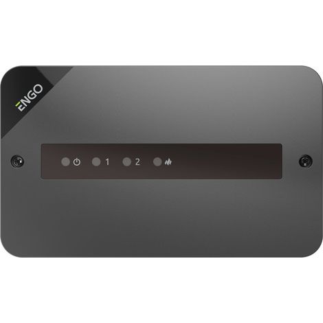 Integrador de circuito de calefacción para dos zonas con soporte para bomba principal y fuente de calor, ENGO ECB2-230, 230V, negro