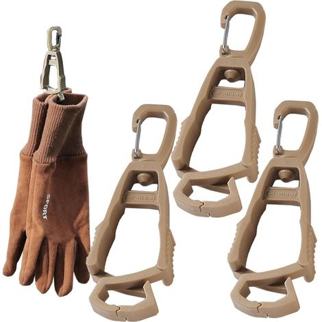 Pinces à Gants Les Gants Chapeaux Serviettes 3PCS Pinces à Gant pour Gants de Travail Porte (1/5)