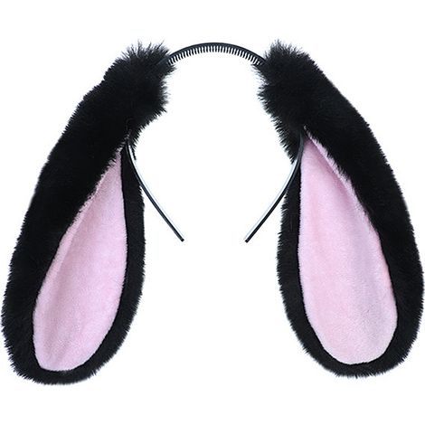 Headband Oreilles De Lapin - Faux Peluche Douce - Pour Fêtes Costumées Halloween Noël Nouvel An - Taille Réglable - 1 Pièce (1/5)