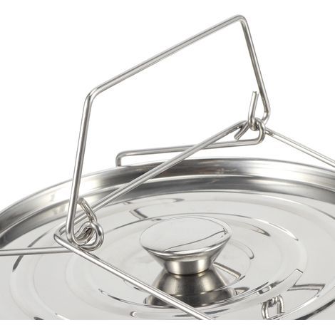 Marmite Vapeur Inox 3 Étages Empilable pour Cuisson à la Vapeur - Accessoire de Cuisson (1/2)