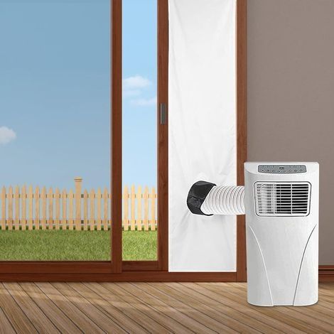 Joint de fenêtre pour climatiseur portable 300 cm, ruban de fixation étanche réglable, kit de fenêtre universel pour climatiseur mobile, kit de fenêtre pour climatiseur 300 cm (1/5)