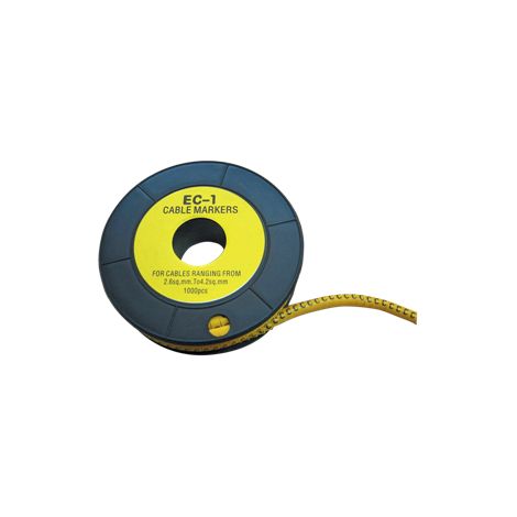 1000 repères de câblage - taille 0 - n°7 (câble 1.5-3.2) 318007