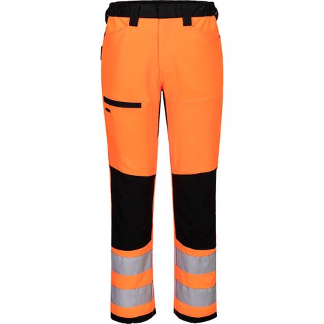 Pantalón de servicio WX2 Eco de alta visibilidad clase 2 CD857 42 Naranja/Negro (1/2)