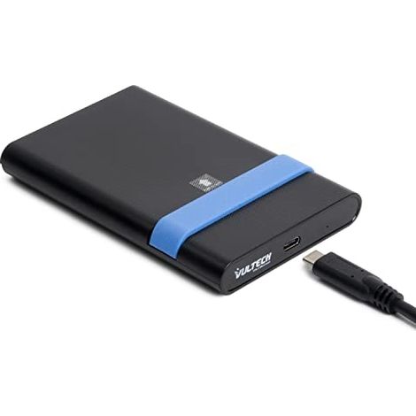 Vultech GS-15U3TC Speicherlaufwerksgehäuse HDD-Gehäuse Schwarz, Blau 2.5"