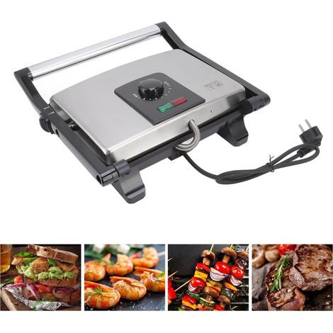 Prise standard européenne, tension : 220-240 V. Cet appareil de cuisson domestique est idéal pour les sandwichs au steak, la fabrication du pain et la rôtisserie. Il est équipé d’une plaque de cuisson (1/5)