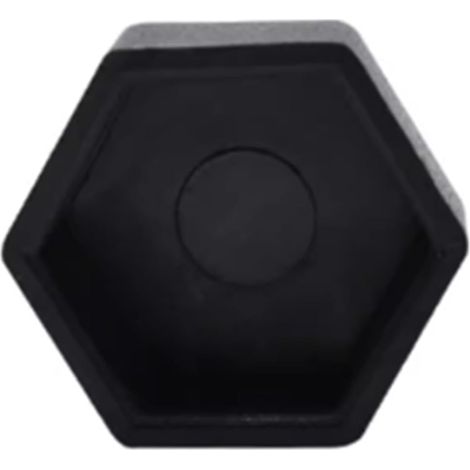 Capuchon de protection hexagonal en plastique pour vis externes (1/5)