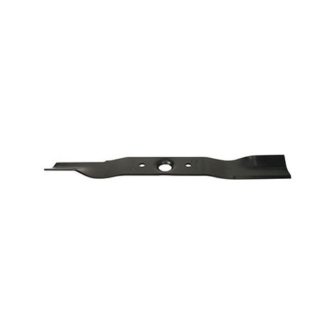 Cuchilla adaptable para cortacéspedes Kaaz, Orec, Yanmar - L: 476mm, Diámetro central: 21,6mm, Distancia entre agujeros: 90mm. Reemplaza original: 480-91014