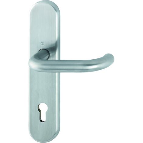HOPPE® Drücker-Halbgarnitur mit Langschild Paris E138F/3310, 10/92 mm, Edelstahl, 10802322