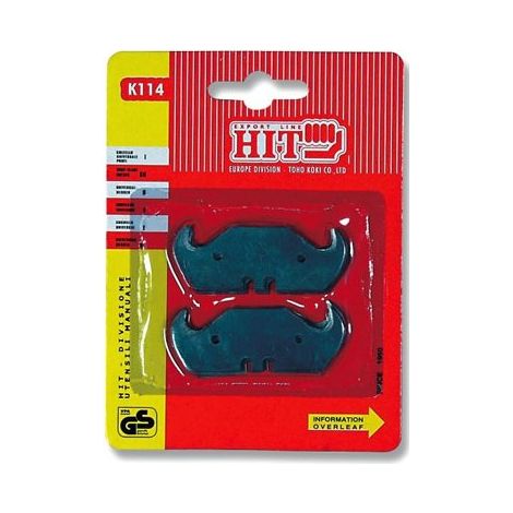 Mistral Lame A Trapezio Per Cutter  Mm 19 X 60 Cf. 10 Blister Da 10 Pz (100 Pz)