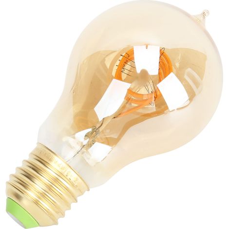 Ampoule LED A60 E27 Rétro 4W Dimmable à Filament Déco Café 220V Lumière Chaude Doré (1/5)