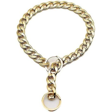 Collier tendance et mignon pour animaux de compagnie, idéal pour les bouledogues, chaîne en métal léger, accessoires pour chiots (1/5)