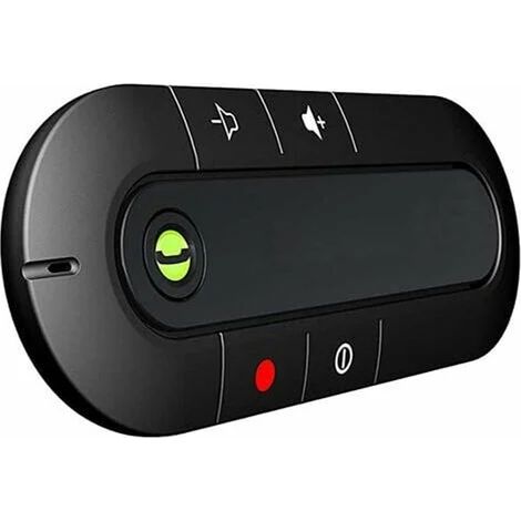 Kit mains libres Bluetooth pour pare-soleil de voiture compatible avec les smartphones (noir) - (1/5)