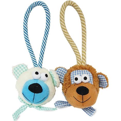 Caras de peluche con cuerda CARA OSO BLANCO (1/2)