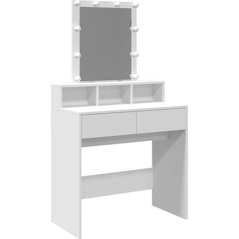 Maison Exclusive - Toeletta con LED Bianca 80x41x144,5 cm (1/5)