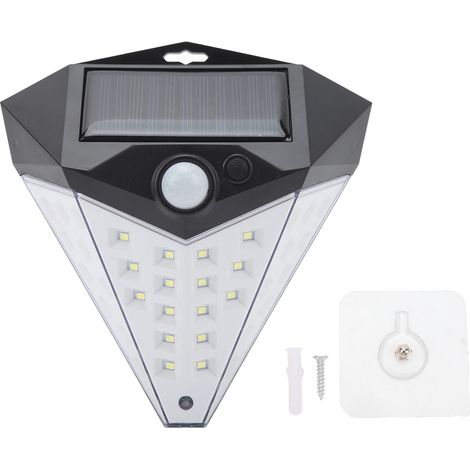 Ortviai Applique Solaire Extérieure avec Détecteur de Mouvement ASTEY-KXK-08 LED, Étanche et Autonome (1/5)