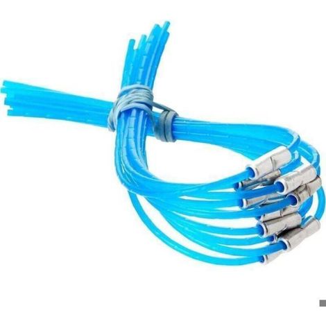 Compatible avec la débroussailleuse Bosch F016800182 ART 30 COMBITRIM Bobine de tondeuse à gazon bleue 30 cm (lot de 10) (1/4)