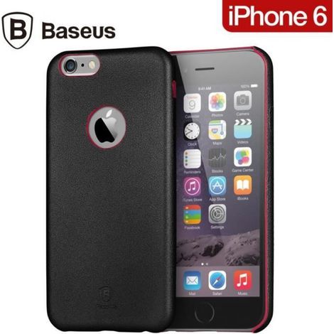 Coque - iPhone 6 - Simili Cuir - Ultra Fine 1 mm - Flexible - Pour Écran 4,7 Pouces - 1 Pièce (1/5)