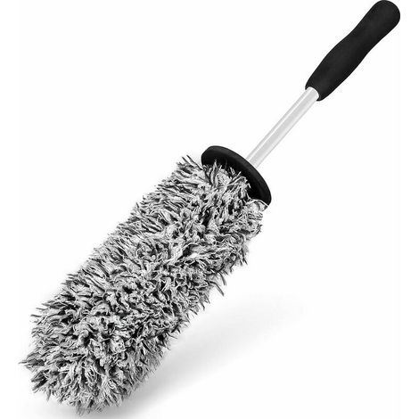 Brosse à jantes en microfibre pour laver les jantes de voiture en aluminium, 1 pièce (1/5)