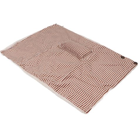 Couverture chauffante à trois températures réglables et à minuterie, couverture chauffante pour bureau/maison, chauffe-genoux, couverture électrique, châle, couleur café. (1/5)