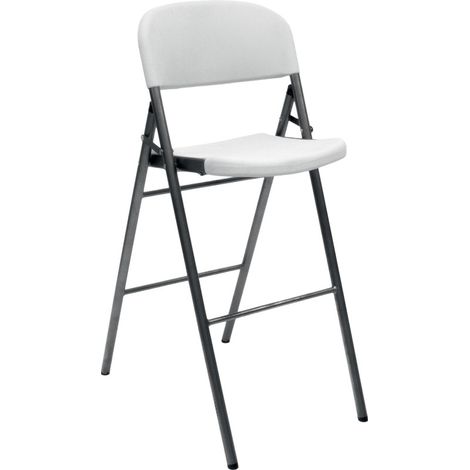 Tabouret bar - Acier/Plastique - 475x680x1090mm - H670mm - Saro