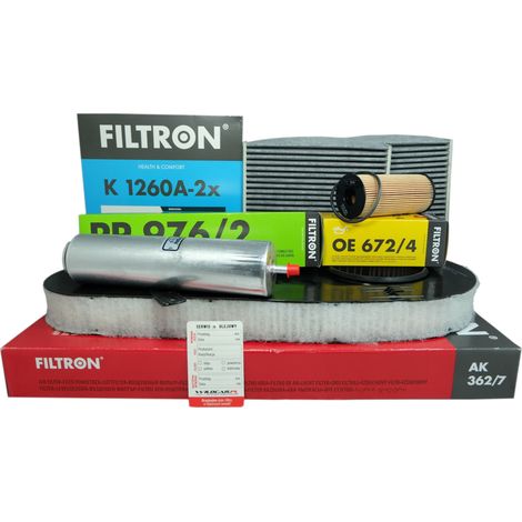 4 x Filter BMW 5 F10 F11 F07 GT 518d 520d 525d 530d