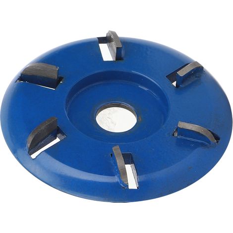 Elektrisches Holzbearbeitungswerkzeug, Winkelschleifer, Wolframstahl-Sägeblatt, Schaufelzubehör, 6-Zahn-Bogensägeblatt, blau (1/5)