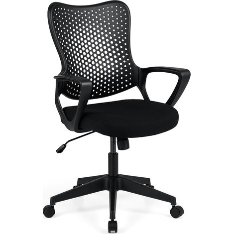 COSTWAY Sedia Ufficio Ergonomica Lombare Ruote Rotelle Seduta Braccioli Regolabili Girevole Poggiapiedi Moderno Gaming Girevole Imbottita Schienale Reclinabil (1/5)