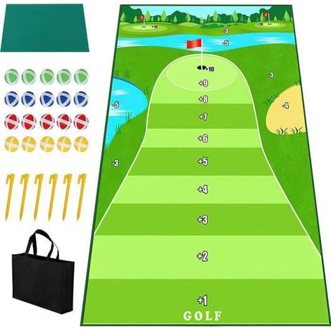 Tapis De Jeu De Golf - 80 x 150 cm - Pour Entraînement Intérieur Et Extérieur - 1 Pièce (1/4)