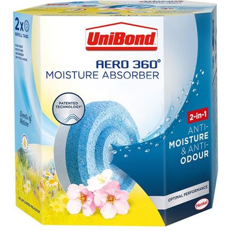 UniBond Aero 360 Moisture Absorber Wildflower Meadow Refill Pack 2 UNI360RWILD