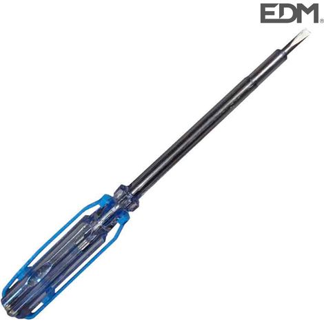 Cacciavite Tester in nero e blu 19cm AC 110/250V BENSON