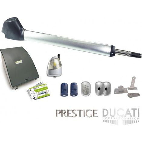 Kit Motorisation Portail Automatisme Ducati home Automation EVO 748 T MONO - Pour portail à 1 vantail battant maxi 5 m 400 kg 2cm/s (1/5)