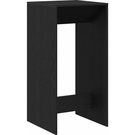 Tablette de Bar en Bois d'Ingénierie, Style Chêne Noir, 51 x 50 x 103,5 cm (1/5)