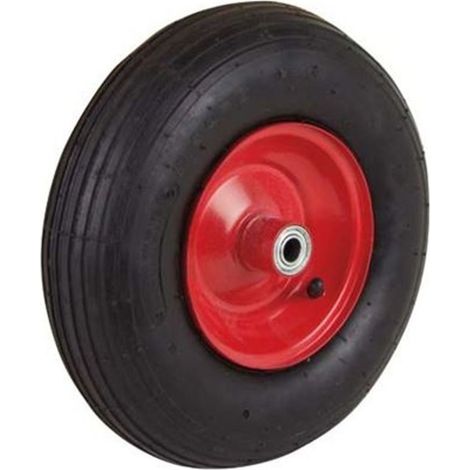 Schubkarrenrad 33cm Reifen Ersatzrad Luftreifen Gartenkarre Schubkarre Baukarre