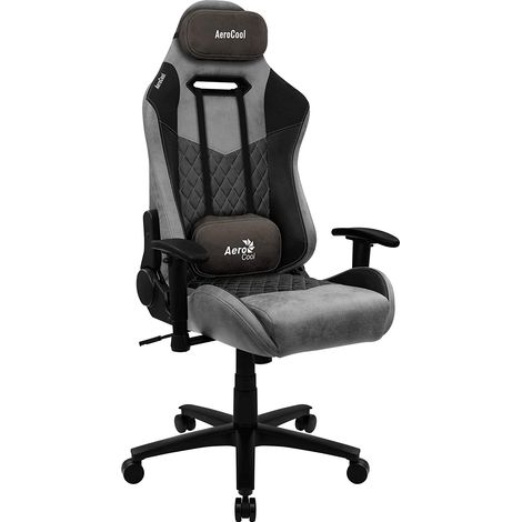 Sedia da Gaming AeroCool DUKE in AeroSuede Nero con Dettagli in Alcantara, Regolabile, con Braccioli e Design Ergonomico per Massimo Comfort (1/5)