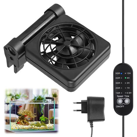 Refrigeratore per acquari, Refrigeratore per acquari, Refrigeratore per acquari, Refrigeratore per sistema di raffreddamento per acquari, Adatto fino a 30 cm (1 ventola)