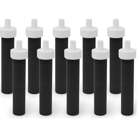 10er-Pack Filter – Ersatzfilter für Wasserflaschen, kompatibel mit Hartflaschenfiltern und Sportflaschen. Kompatibel mit Brita Wasserflasche, Artikelnummer: BB06 MUMU (1/4)